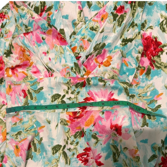 Stop Staring Watercolor Floral Swing Dress - Picture 8 of 8